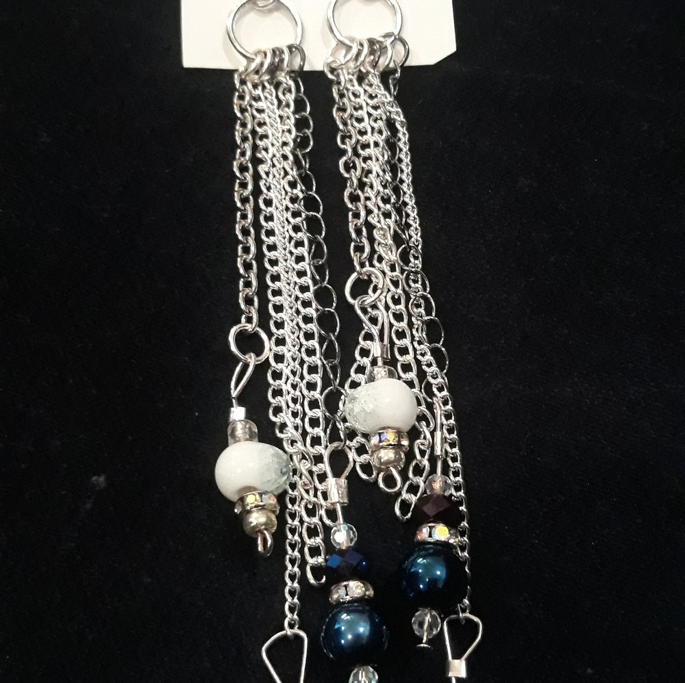 5 strand dangle earrings - Picture 3 of 3